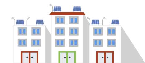 Blocs de pisos plaques solars Som Energia